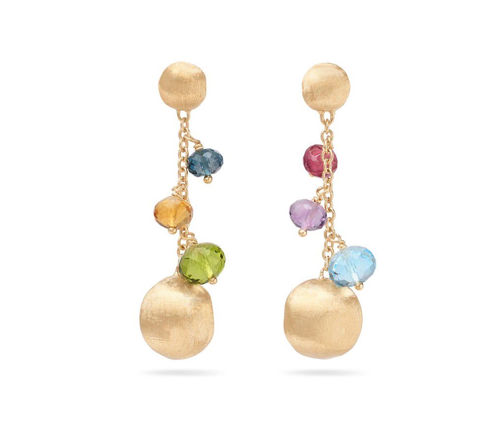 Marco Bicego 18K Yellow Gold Marco Bicego Earrings with Mixed Stones Earrings