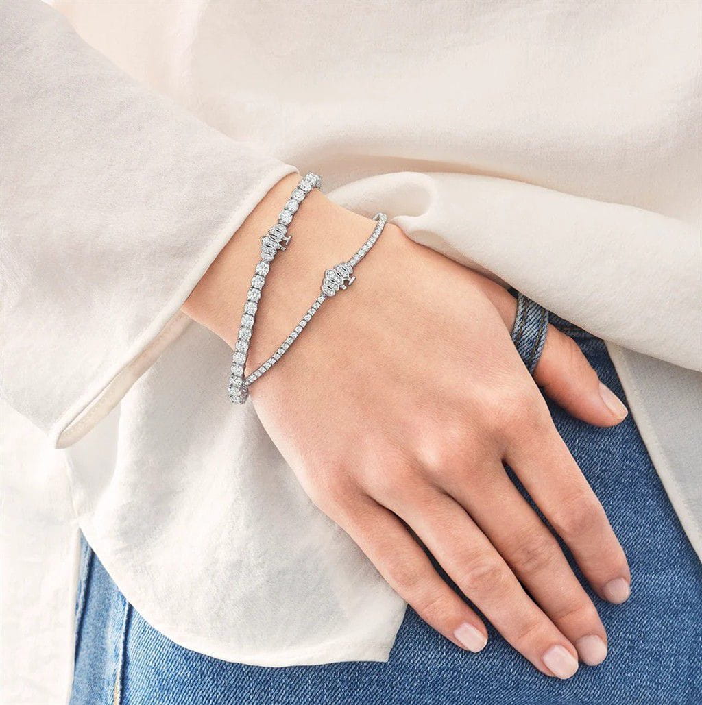 Kwiat Platinum Kwiat Signature Tiara Diamond Line Bracelet Bracelets - Women's