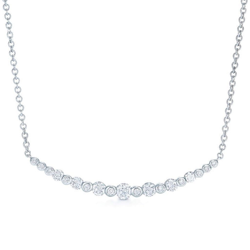 Kwiat 18K White Gold Kwiat Lyric Necklace with Diamonds Necklaces