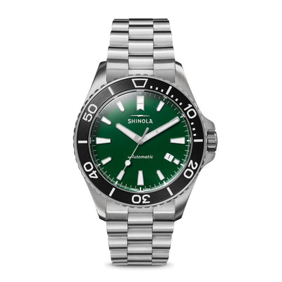 Shinola Lake Ontario Monster Automatic Watch 43mm - Green Watches