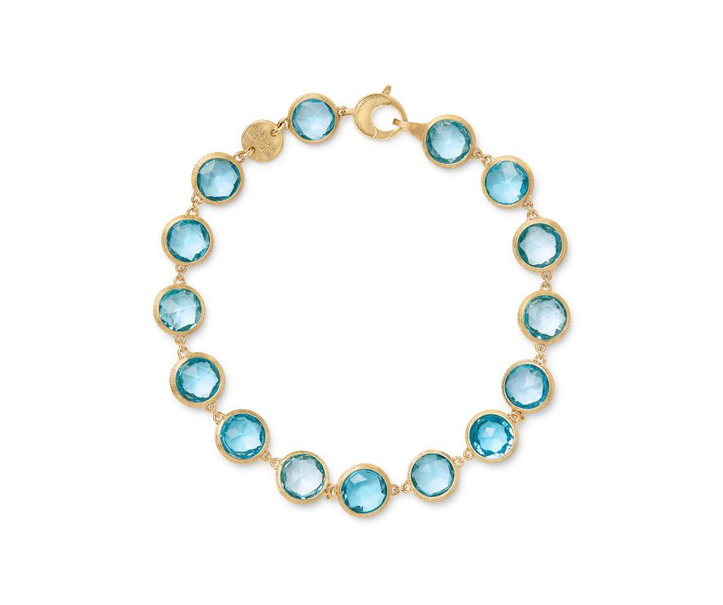18K Yellow Gold Marco Bicego Bracelet with Topazes