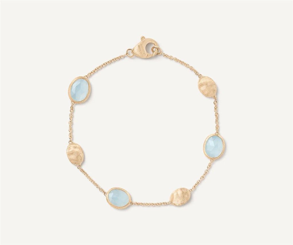 Marco Bicego 18K Yellow Gold Marco Bicego Aquamarine Bracelet. Bracelets - Women's