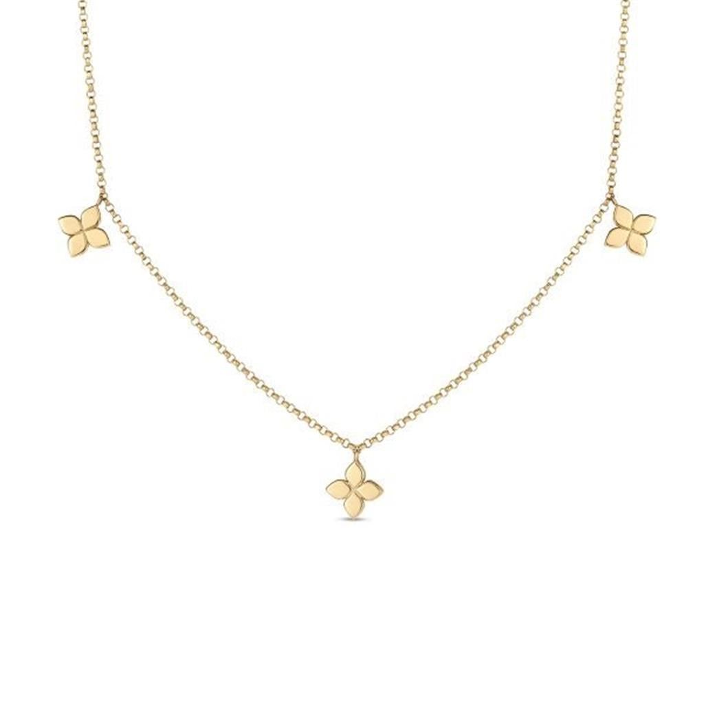 Roberto Coin 18K Yellow Gold Roberto Coin Diamond Love by the Inch Necklace Necklaces