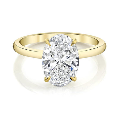 Emerson Fine Jewelry 18K Yellow Gold Everly Classic Oval Diamond Engagement Ring Engagement Rings