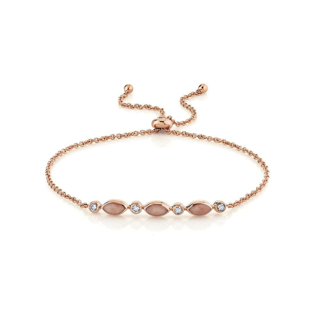 Kabana 14K Rose Gold Kabana Bracelet with Pink Coral Bracelets - Women's