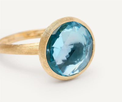 Marco Bicego 18K Yellow Gold Marco Bicego Medium Blue Topaz Ring Rings - Women's