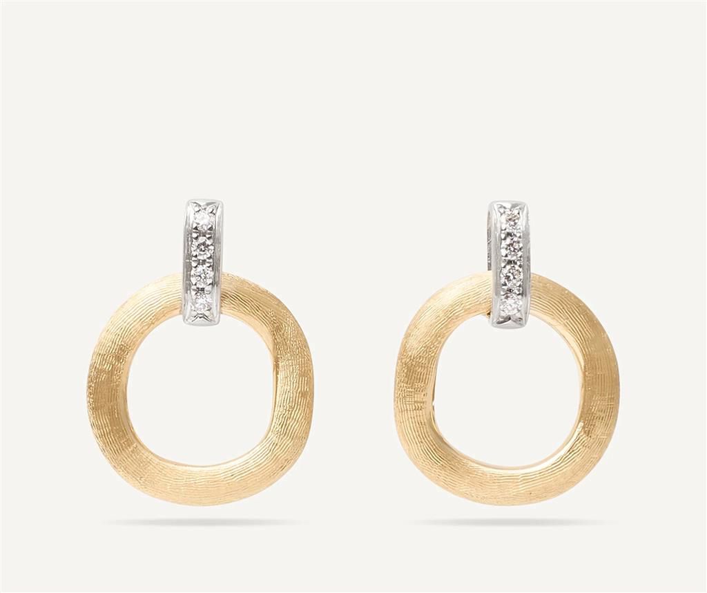 Marco Bicego 18K Yellow Gold Marco Bicego Drop Earring With Diamonds Earrings